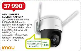 Auchan IMOU CRUISER KÜLTÉRI KAMERA 2,7", ajánlat