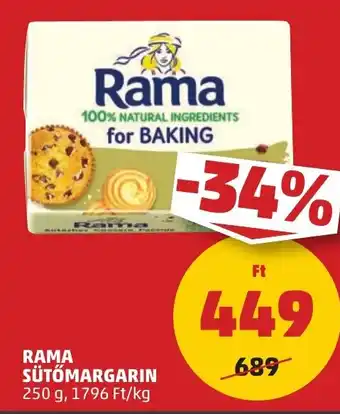 PENNY RAMA SÜTŐMARGARIN 250 g ajánlat