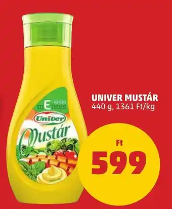PENNY UNIVER MUSTÁR 440 g ajánlat