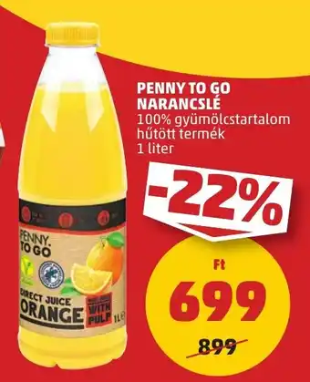 PENNY PENNY TO GO NARANCSLÉ 1 l ajánlat