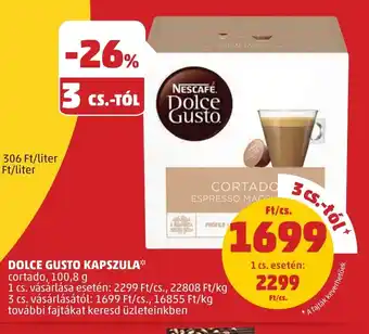 PENNY DOLCE GUSTO KAPSZULA 100,8 g ajánlat
