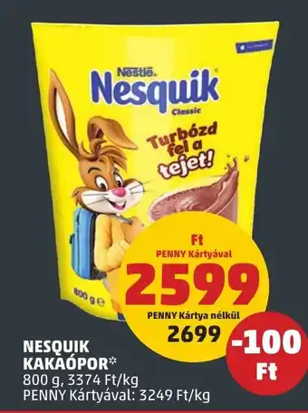 PENNY NESQUIK KAKAÓPOR 800 g ajánlat