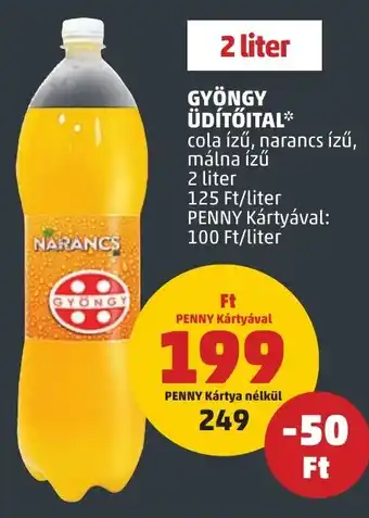 PENNY GYÖNGY ÜDÍTŐITAL 2 l ajánlat