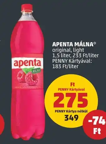 PENNY APENTA MÁLNA 1,5 l ajánlat