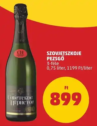 PENNY SZOVJETSZKOJE PEZSGŐ 0,75 l ajánlat