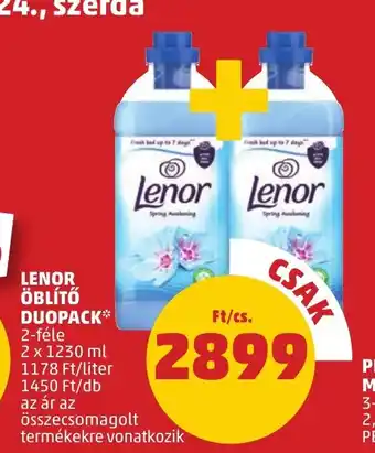 PENNY LENOR ÖBLÍTŐ DUOPACK 2 x 1230 ml ajánlat