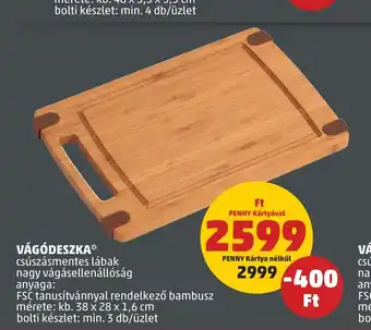 VÁGÓDESZKA 1 db