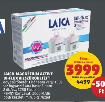 LAICA MAGNÉZIUM ACTIVE BI-FLUX VÍZSZŰRŐBETÉT 1 cs