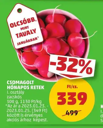 PENNY CSOMAGOLT HÓNAPOS RETEK 300 g ajánlat