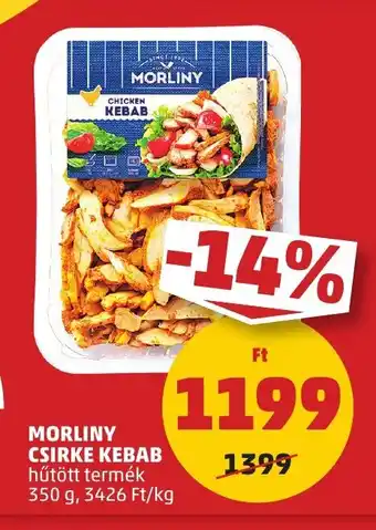 PENNY MORLINY CSIRKE KEBAB 350 g ajánlat