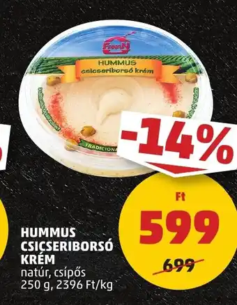PENNY HUMMUS CSICSERIBORSÓ KRÉM 250 g ajánlat