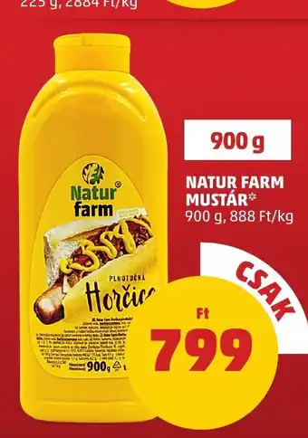 PENNY NATUR FARM MUSTÁR 900 g ajánlat