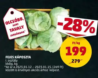 PENNY FEJES KÁPOSZTA 1 kg ajánlat