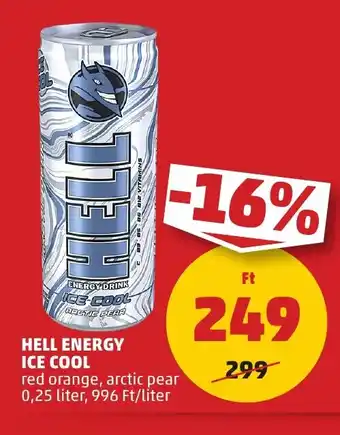 PENNY HELL ENERGY ICE COOL 0,25 l ajánlat