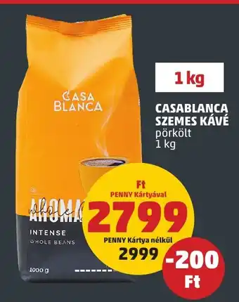 PENNY CASABLANCA SZEMES KÁVÉ 1 kg ajánlat