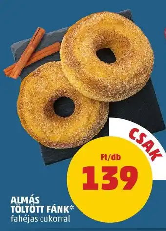 PENNY ALMÁS TÖLTÖTT FÁNK 1 db ajánlat