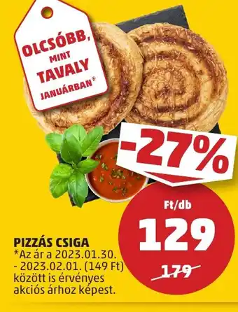 PENNY PIZZÁS CSIGA 1 db ajánlat