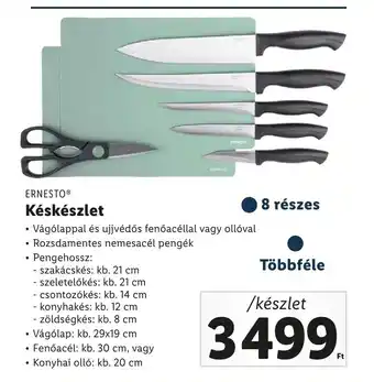 Lidl ERNESTO Késkészlet ajánlat