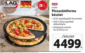 zenker Pizzasütőforma készlet