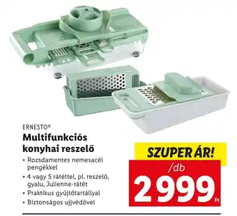 Lidl ERNESTO Multifunkciós konyhai reszelő 1 db ajánlat