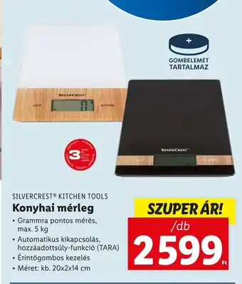 Lidl SILVERCREST KITCHEN TOOLS Konyhai mérleg 1 db ajánlat