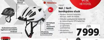 Lidl CRIVIT Női / férfi kerékpáros sisak 1 db ajánlat