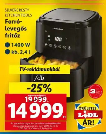 Lidl SILVERCREST KITCHEN TOOLS Forró- levegős fritőz 1 db ajánlat