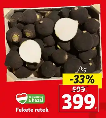 Lidl Fekete retek 1 kg ajánlat