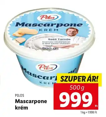 Lidl PILOS Mascarpone krém 500 g ajánlat