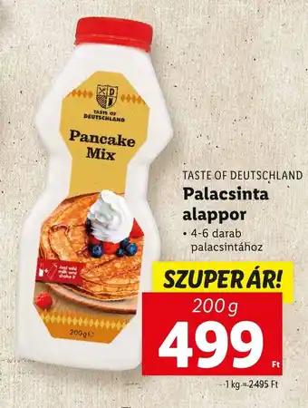 Lidl TASTE OF DEUTSCHLAND Palacsinta alappor 200 g ajánlat