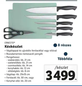 Lidl ERNESTO Késkészlet ajánlat