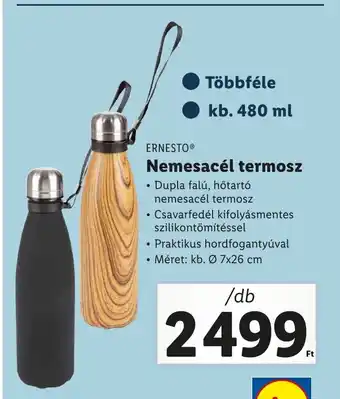 Lidl ERNESTO Nemesacél termosz 1 db ajánlat