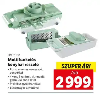 Lidl ERNESTO Multifunkciós konyhai reszelő 1 db ajánlat