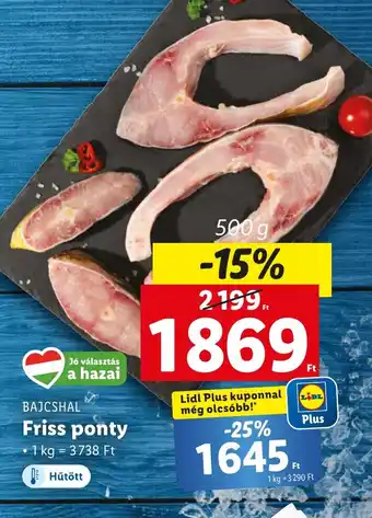 Lidl BAJCSHAL Friss ponty 500 g ajánlat