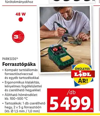 Lidl PARKSIDE Forrasztópáka 1 db ajánlat