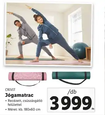Lidl CRIVIT Jógamatrac 1 db ajánlat