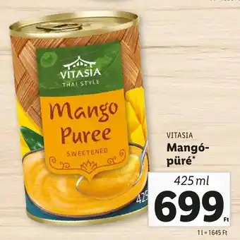 Lidl VITASIA Mangó- püré 425 ml ajánlat