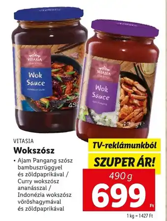 Lidl VITASIA Wokszósz 490 g ajánlat