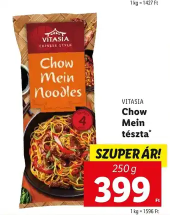 Lidl VITASIA Chow Mein tészta 250 g ajánlat