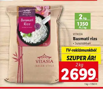 Lidl VITASIA Basmati Rice 2 kg ajánlat