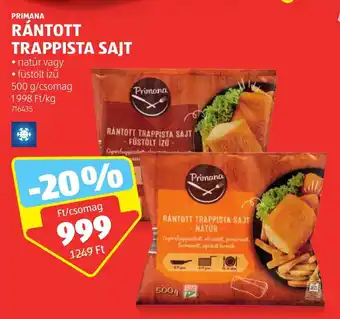 ALDI PRIMANA RÁNTOTT TRAPPISTA SAJT 500 g ajánlat