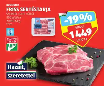 ALDI HÚSMESTER FRISS SERTÉSTARJA 500 g ajánlat