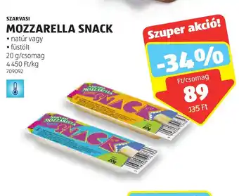 ALDI SZARVASI MOZZARELLA SNACK 20 g ajánlat