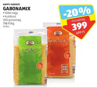 ALDI HAPPY HARVEST GABONAMIX 500 g ajánlat