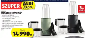 ALDI AMBIANO SMOOTHIE-KÉSZÍTŐ ajánlat