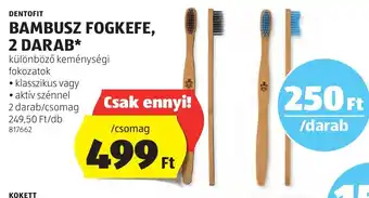 DENTOFIT BAMBUSZ FOGKEFE, 2 DARAB