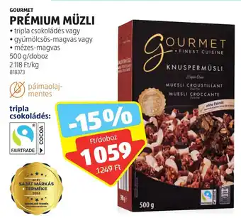 ALDI GOURMET PRÉMIUM MÜZLI 500g ajánlat