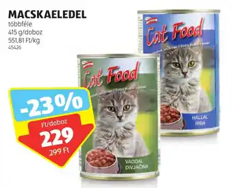 ALDI MACSKAELEDEL 415g ajánlat