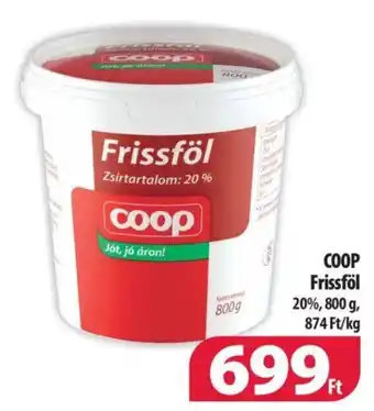 Coop СООР Frissföl 20% 800g ajánlat