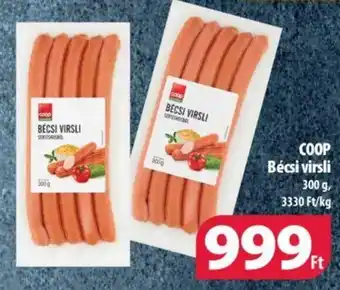 Coop COOP Bécsi virsli 300g ajánlat